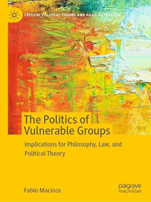 Title details for The Politics of Vulnerable Groups by Fabio Macioce - Wait list